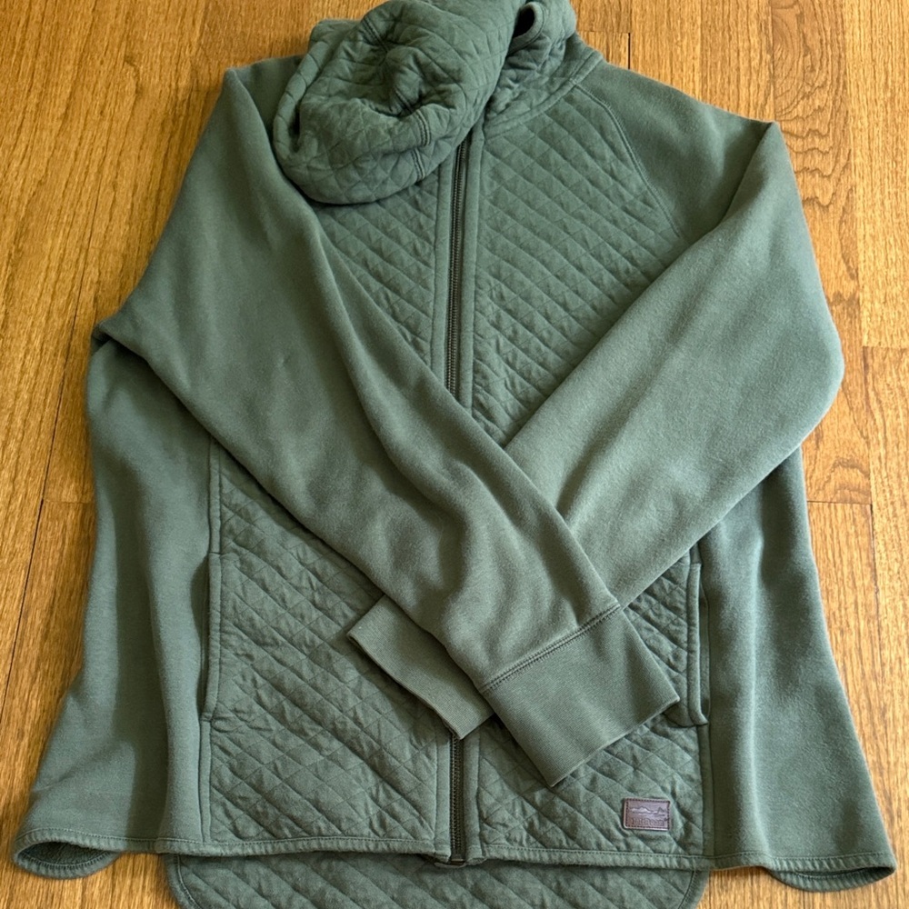 L.L. Bean Olive Quilted Jacket